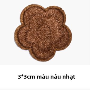 Bộ 10 Miếng Vá Thêu Ủi Lên Vải Nhiều Màu Sắc Họa Tiết Hoa Nhỏ Chất Liệu Polyester Phụ Kiện Thời Trang Bán Buôn Cho Quần Áo