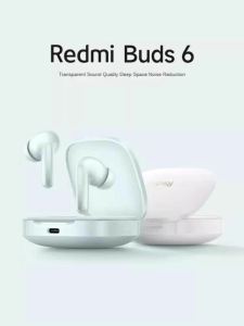 Redmi | Redmi Buds 6 Bluetooth Wireless Earbuds Deep Noise Cancellation up to 49 Decibels Comfortable Wearing for Sports And Travel