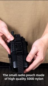 IDOGEAR Tactical Radio Pouch Gridlok BAOFENG/POFUNG UV5R UV82 Talkie Walkie MOLLE Radio Pouch 35110