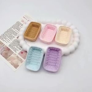 Home Storage Basket Desktop Basket Photo Props For Home Storage Decoration Sweet Color Basket Nordic Storage Fruit Wholesale