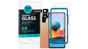 Ibywind Redmi Note 10 Pro 4G 2PCS Pack Tempered Glass Screen Protector With Easy Install Kit With Camera Lens Protector