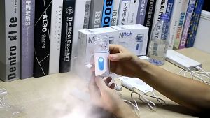 KCareU Portable Nebulizer for Travel and Home Use with a Full Set Accessories for Kids Handheld Portable Ultrasonic Medical Asthma Atomizer Compressor Nebulizer Machine