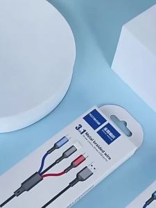 PESTON | Universal 3-in-1 Fast Charging Cable Type-C Data Cable 6A