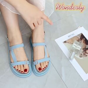 2000-WL1 [WONDERLY] Sendal Wanita Tali Jelly Sandal Wanita Karet Sendal Tali Sandal Gunung Sandal Camping Sandal Glamping Sandal Adventure Sandal Karet Sandal Tali