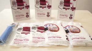 Zaman Now: Plastik Vacum Kantong Pakaian Travel Transparan Anti-air