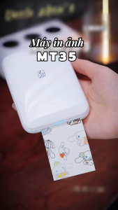 [ Chính Hãng ] Máy In Ảnh Mini HPRT MT53 -In Không Dây Nhỏ Gọn Tiện LợiDùng Cho Gia Đình & Du Lịch
