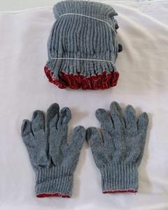 1pak isi 12 pasang sarung tangan tukang bangunan sarung tangan kain rajut sarung tangan proyek 24pcs