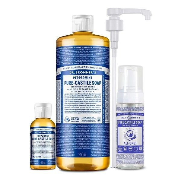 DR%20BRONNER'S%20%7C%20Dr.%20Bronner's%20Castile%20Soap%20Cleanser%20950ml%20+%2060ml%20-%20Peppermint%20Body-Specific%20-%20Image%202