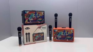 【ซื้อลำโพงแถมตุ๊กตา】MN-209 4นิ้ว ลำโพงบลูทูธ พก ลำโพง ลำโพงบลูทูธเบสหนัก ลำโพงคอมพิวเตอร์ ลำโพง แถมไมค์ลอย 2 ตัว