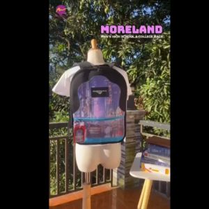 Boardwalk Moreland Backpack With City Lights Print Design