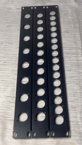 Punched Panel 1U 2U Speakon XLR Terminal Blind Plate Output Input Rack
