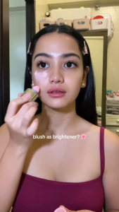 Kaka Show Waterproof Long-Lasting Multi-Purpose Liquid Blush: Brightens Skin Tone Smudge-Proof Cream Blush Long-Lasting Creates A Natural Dewy Finish.