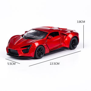 1:36 Lykan HyperSport Alloy Sports Car Model Diecast Metal Toy Vehicles Car Model Collection High Simulation Children Gift