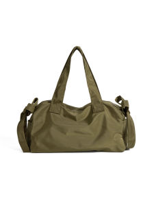 Dotlyn Korean Style Large Capacity Nylon Handbag Tote Bag for Business Travel Check-In Casual Double Zipper Soft Handle