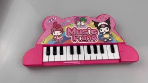 Childrens electronic keyboard toy piano and music mode cartoon shape girl birthday gift