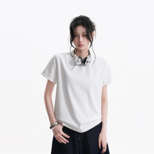 zuocisankon | copole t shirt 2026 Minimalist Slimming Couple Short-sleeved T-shirt