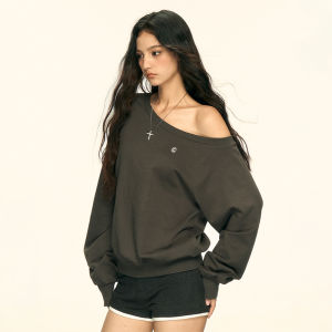 Aaisup | Áo Sweater Cổ Đứng Dáng Rộng