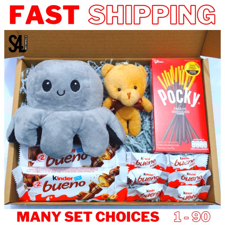 Ready Stock Fast Delivery Octopus Giftbox Octopus Surprise Box