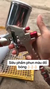 Súng Phun Sơn W71 RELIABLE Chính Hãng Sơn Xe Máy Ô Tô Đồ Gỗ Đồ Mỹ Nghệ Nội Thất - Dùng Với Máy Nén Khí