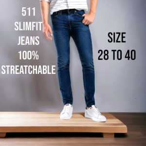 MENS BRANDED 5️⃣1️⃣1️⃣ SLIM FIT STRACHABLE JEANS [SIZE 28 TO 40]