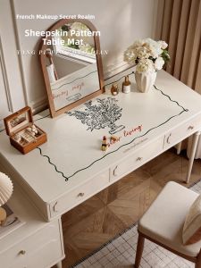French Leather Pattern Waterproof and Oil-Proof Table Pad