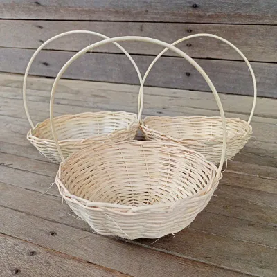 keranjang rotan snack rotan tangkai keranjang mini