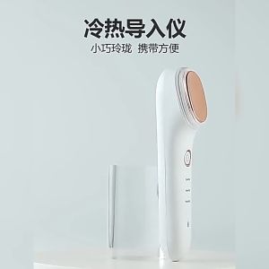 Hot and Cool Facial Massager Ultrasonic Ion Hot Cold Booster Skin Care Absorption Importer Device Ion Care 导入仪