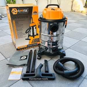 COOFIX เครื่องดูดฝุ่น 1200 วัตต์ รุ่น CF-VC001B (ดูดน้ำ - ดูดแห้ง) ขนาดความจุถัง 30 ลิตร Vacuum Cleaner