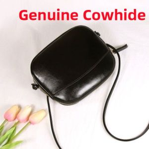 Summer 2025 Limited Edition Luxury Genuine Leather Womens Bag Stylish Crossbody Simple Versatile Soft Shell Shape Handbag