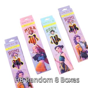 Bandai | Anime Girls Lumi Mila Zoi Witch Hunter Bộ Bút Chì Hoạt Hình Dễ Thương 2B HB Bút Chì Tô Màu Dành Cho Học Sinh Hàng Ngày Học Tập Quà Tặng
