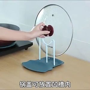 🔥FAST SHIPPING🔥 Creative Pot Lid Storage Rack | Pot Lid Spatula | Pot Lid Rack Kitchen Shelf