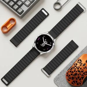 Dây Đeo Đồng Hồ Huawei Watch GT 22mm Bằng Silicon Có Nam Châm Tương Thích Với GT6/GT5/GT4/GT3 46mm Dành Cho Cả Nam Và Nữ Thay Thế Dây Đeo Đồng Hồ.