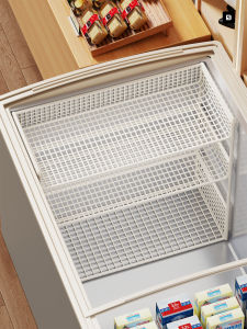 evesigar | Summer Freezer Shelf with Hanging Basket