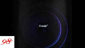 Speaker BTS-2472 Brodu Dual 8 inch Bluetooth Speaker With 2 Rechargeable Wireless Microphone