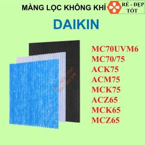 Màng lọc không khí daikin MC70 MCK75 MCZ65 màng lọc hepa daikin. màng lọc than hoạt tính daikin MCK65