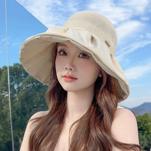 หมวกตกปลาป้องกันรังสียูวีสำหรับผู้หญิง หมวกกันแดดระบายอากาศได้ดี หมวกกันแดดฤดูร้อน หมวกกันแดดปีกกว้าง หมวกกันแดดปีกกว้างครอบคลุมใบหน้าทั้งใบ