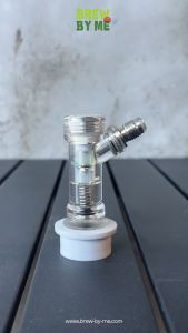 Premium Ball Lock Disconnect MFL (Grey/Gas) With Integrated Check Valve กันของเหลวไหลย้อนกลับ #ทําเบียร์ คราฟโซดา Keg