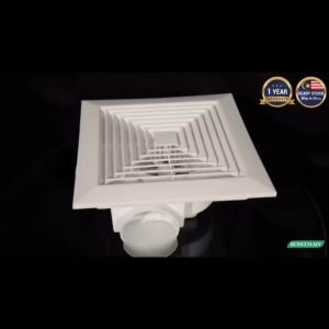 COOL POWER 8/10/12" Household Silent Bathroom Ceiling Exhaust Fan Duct Ventilation Fan