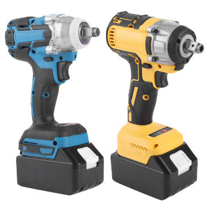 【HCS】520Nm Cordless Impact Wrench with Battery and Charger Electric Impact Power Tools for Makita Battery