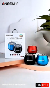 ลำโพงบลูทูธ ONESAM OS-D21 เป็นที่ได้รับความนิยม ด้วยเบสดัง รองรับบลูทูธ/SD Card/FM ชาร์จไฟ USB 100% รับประกัน 1 ปี