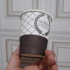 Coffee cup 8 oz / Gelas plastik Kopi 8 oz / Tea cup / Paper Hot Cup Motif PREMIUM 8 Oz 240 ml (50 pcs) / paper cup premium / paper cup motif