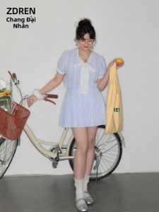 ZHANGDAREN | Đầm Dập Ly Phong Cách Hàn Quốc Dành Cho Người Béo Size Lớn