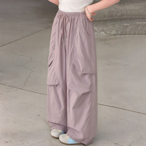 SHANGLEXIONG | Quần Culottes Lụa Băng Nhẹ Khô Nhanh Cho Bé Gái