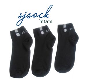 3 pasang kaos kaki sport tebal pendek di atas mata kaki/kaus kaki pria wanita