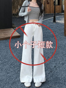 Loose Wide Leg Jeans Womens High Waist Bell Bottom Casual Straight Loose Feeling Denim Pants Autumn 2025 New Style