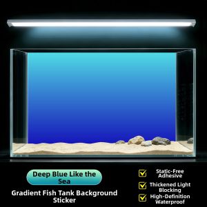 KEERMAN | Gradient Scenery High-Definition Background Paper For Aquarium