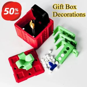 Creative Gift Box Table Decoration & Accessories Home Decor 3d Printed Toys** Fun Prank Gifts-Christmas Decorations Offices