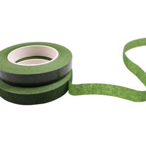 3 Rolls 30M Handmade Floral Adhesive DIY Green Tape Flower Paper Flower Simulation Flower Tape Simulation Plant Tape Paper