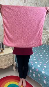 Sét 2 khăn tắm lông cừu xuất hàn mềm mịn cỡ lớn thấm hút tuyệt đối