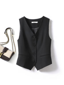Slim Fitted Sleeveless Women Vest